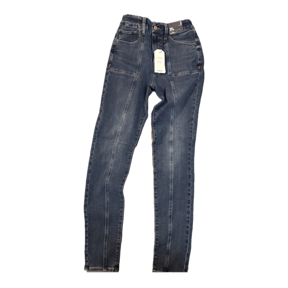 Skinny High Rise Blue Jeans
